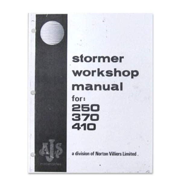 Service Manual, AJS Stormer