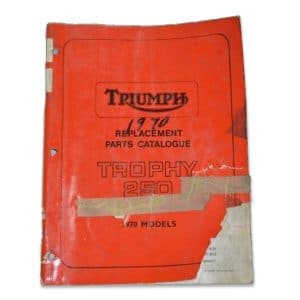 BSA B25/Triumph TR25 Parts Book, Used
