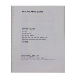 Parts Book, Villiers 9E-37A