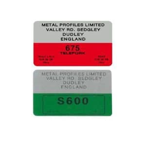 Metal Profiles Fork Sticker