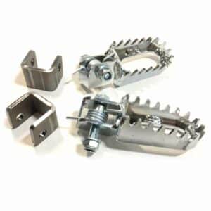 Universal Footrest Kit, Extra-Wide, Weld-On