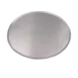 Number Plate, Alloy, 9x11" Oval