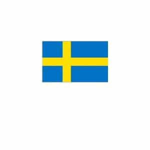 Swedish flag sticker
