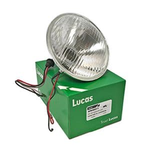 Lucas Headlight Reflector/Lens Unit, 5-3/4"