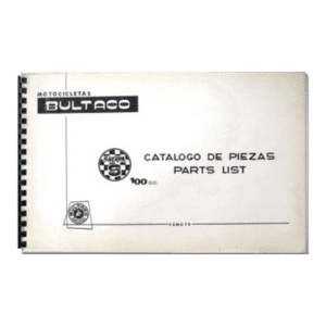 Bultaco Parts Book, Sherpa S 100