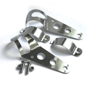 Headlight Mounts, Chrome