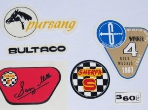 Bultaco Stickers, Various