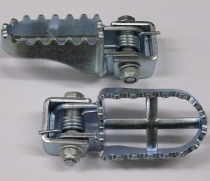 Universal Footrest Kit, Extra-Wide, Weld-On